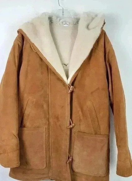 NY Jeans jacket Size Medium 100% Leather - Picture 1 of 8